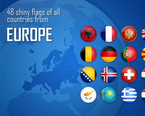 Flag Icons - Europe by antibakteriell on DeviantArt