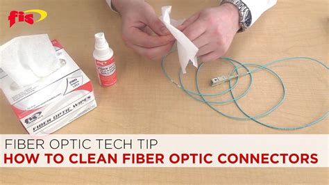 Fiber Optic Tech Tip How To Clean Fiber Optic Connectors Youtube