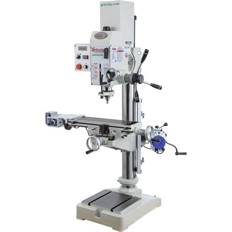 Grizzly Industrial Variable Speed Gearhead Drill Press With Cross Slide