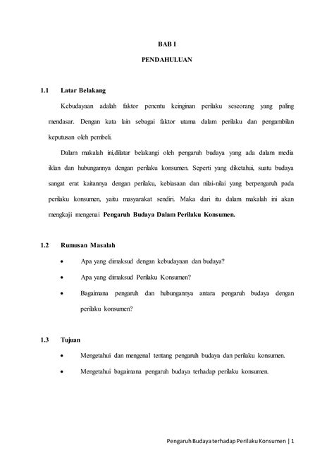 Makalah Perilaku Konsumen Pengaruh Kebudayaan Dalam Perilaku Konsumen Pdf