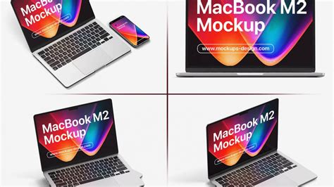 Free M1 Apple Macbook Air Mockup Psd Set Psfiles