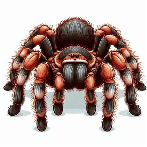 Cute Tarantula Vector Cartoon illustration | Premium AI-generated vector