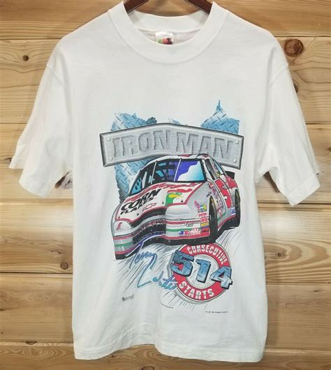 Vintage Terry Labonte T Shirt Men Size Medium Nascar Gem