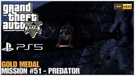 Gta Ps Remastered Mission Predator Gold Medal K Hdr Youtube