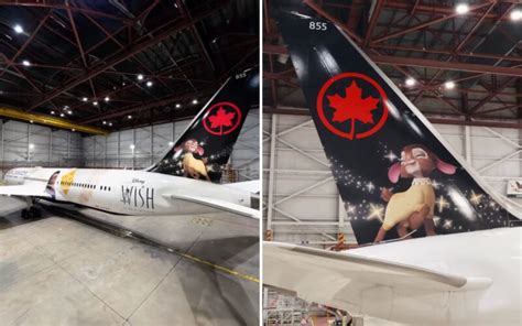 Air Canada Presenta La Nueva Librea De Disney En Uno De Sus B