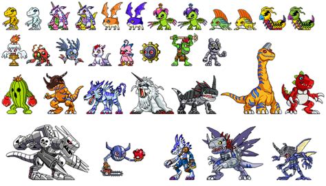 All Battle Sprites Ive Made So Far For My Dw1 Demake Project