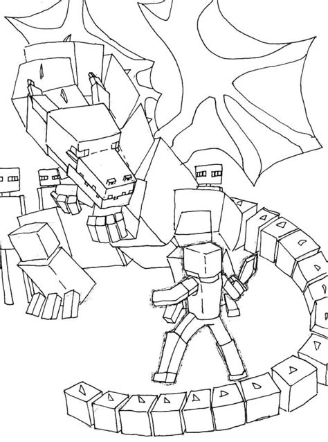 Dibujos Para Colorear Ender Dragon WONDER DAY Dibujos Para Colorear