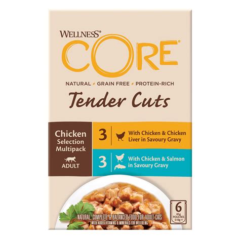 Buy Wellness Core Tender Cuts Chicken Selection Multipack 85gm*6 - Free ...
