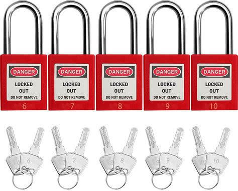 Lockout Tagout Locks Safety Padlock Keyed Differently Loto Safety