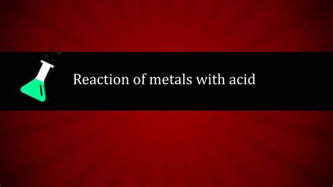 Reaction Of Acids Ppt