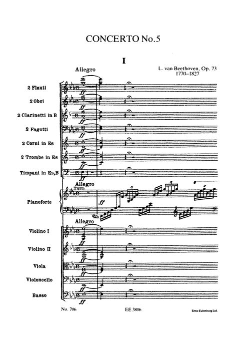 Piano Concerto No.5, Op.73 (Beethoven, Ludwig van) - IMSLP: Free Sheet Music PDF Download