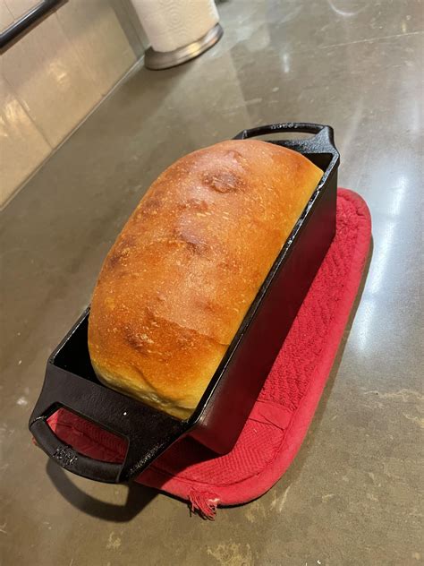 Sourdough Loaf In My New Lodge Pan R Castiron