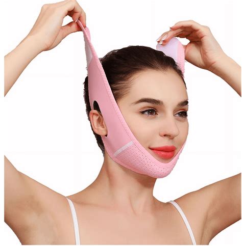 Reusable V Line Mask Double Facial Slimming Strap Face Lifting Belt