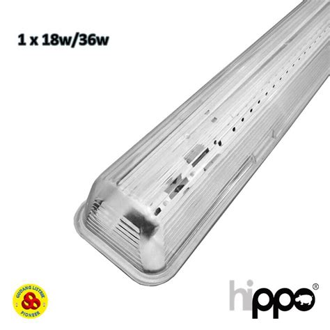 Jual Kap TL Waterproof 1X36W IP65 Rumah Lampu Outdoor T8 1 X 36 Watt