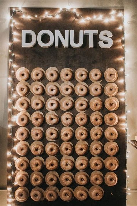 ️ Top 18 Wedding Donut Wall Ideas for Your Reception - Emma Loves ...