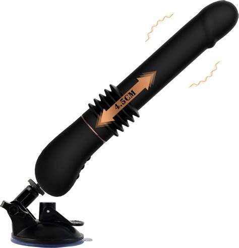 Vibrator Machine With Suction Cup Realistic Dildo Vibrator With Shock Function Automatic Sex