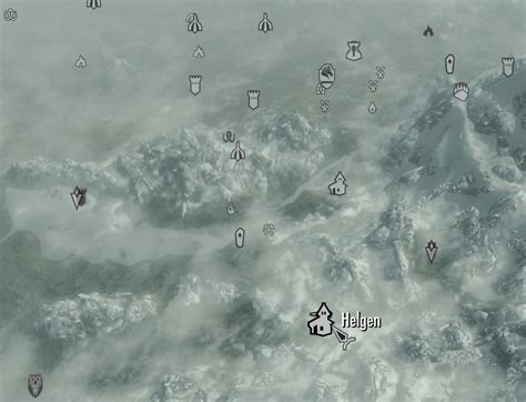 Skyrim Map Helgen