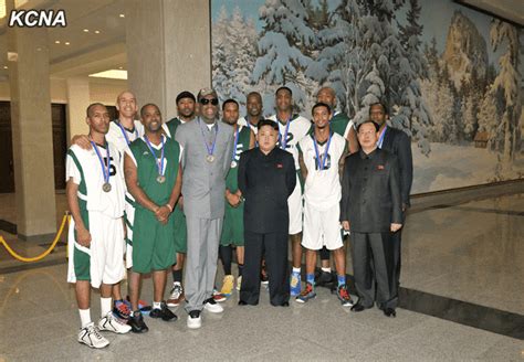 Kim Jong Un Watches Basketball Game of DPRK, American Players – KFAUSA.org