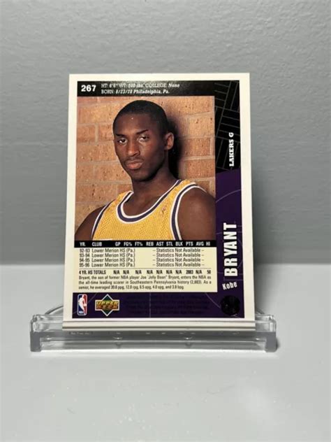 KOBE BRYANT 1996 97 UD Collectors Choice Recrue RC 267 Lakers EUR 22