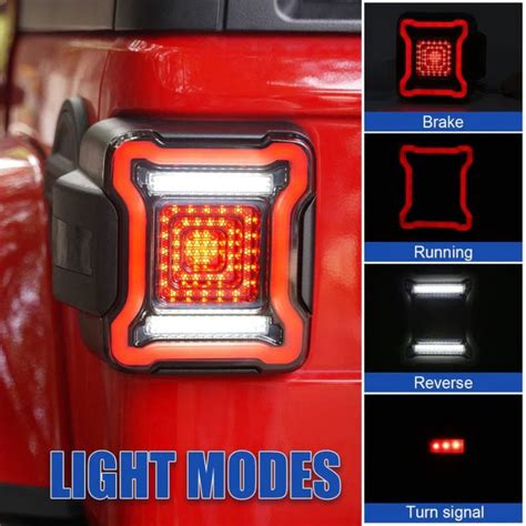 Jeep Wrangler LED Tail Lights With Dynamic Animation For JL — SUPAREE