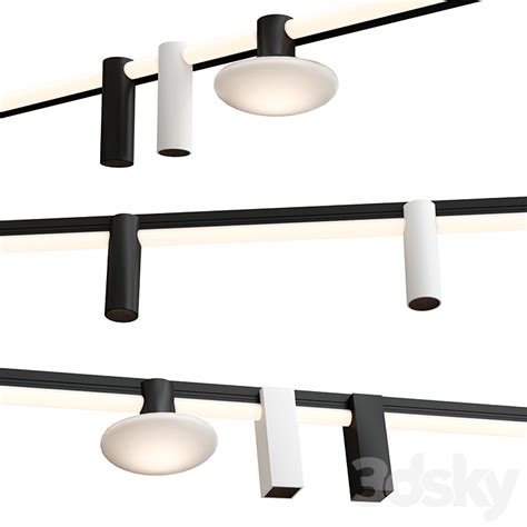 Creon Track Light KAGI Collection Technical Lighting 3D Model