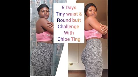 5 Days Tiny Waist And Round Butt Challenge Chloe Ting Workout Youtube