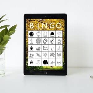 Fall Bingo Cards, Autumn Bingo Cards, Fall Bingo Game Cards, Fall Bingo Game for Kids, Fall ...