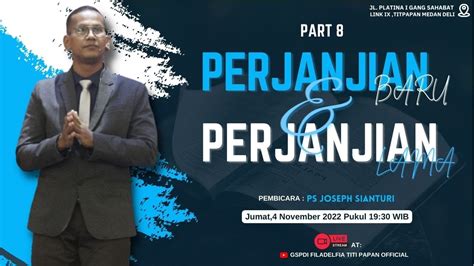 Siaran Langsung Ibadah Pendalaman Alkitab Jumat 4 Oktober 2022