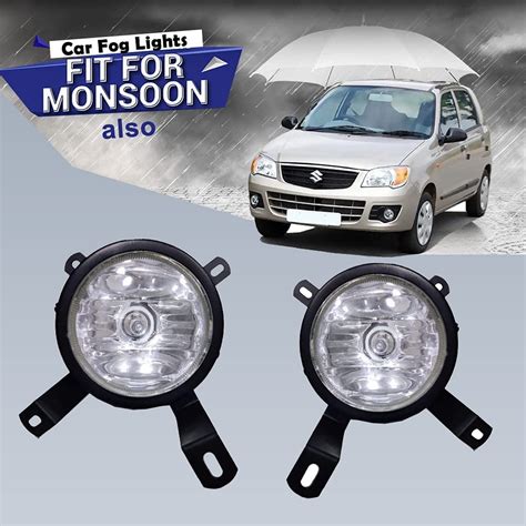 Led Warm White Car Fog Lamp Lights For Alto K Old V At Set