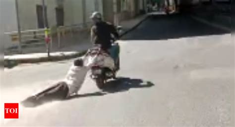 Scooterist Drags Year Old For Km In Shocking Hit And Run Incident