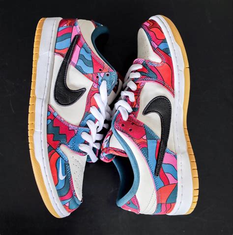 Nike Sb Parra Dunk Low Pro Abstract Art Men S Fashion Footwear