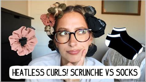 This Is A Guide To Doing Heatless Curls With Socks Vs Scrunchies Learn How To Do Overnight