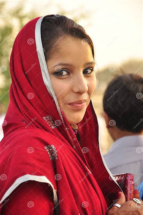 Beautiful Pakistani Young Girl Editorial Image Image Of Diversity