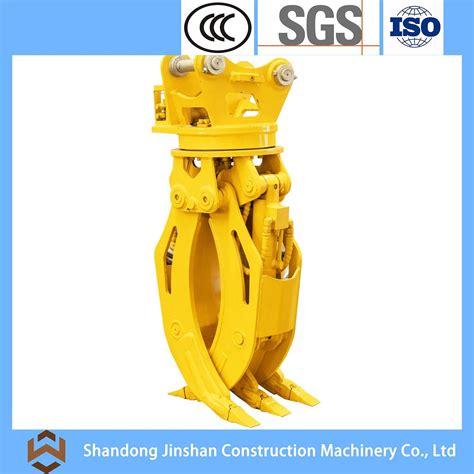 Excavator Rotary Wood Grabber Log Grapple Hydraulic Rotating Wood