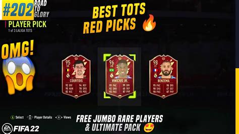 OMG OMG VINICIUS JR BENZEMA IN TOTS RED PICKS FREE PACKS FIFA