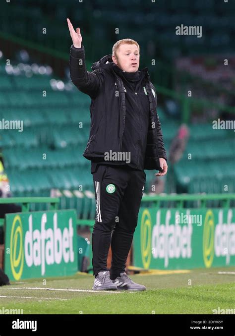 Celtic Manager Neil Lennon During The Scottish Premiership Match At