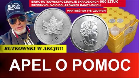 Patriot Rutkowski W Akcji Skradzione Srebrne Dolar Wki O Warto Ci