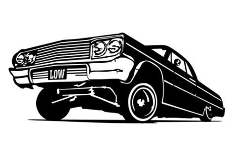 Résultat de recherche d'images pour "chevrolet vector" | Cool car drawings, 64 impala lowrider ...