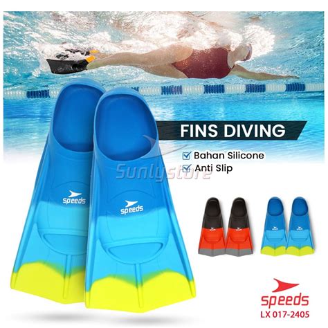 Jual SPEEDS Kaki Katak Kaki Selam Diving Fin Alat Snorkling Fins Renang