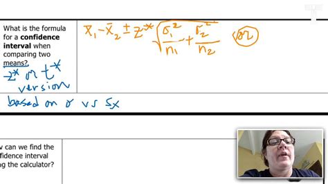 Two Sample Confidence Intervals YouTube