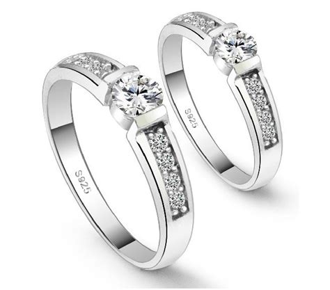 Buy RM Jewellers CZ 92 5 Sterling Silver American Diamond Stylish