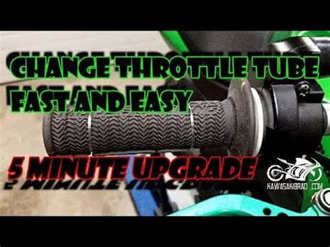 How To Change Your Throttle Tube In Minutes Youtube