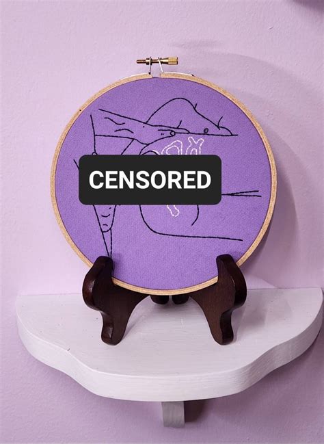 Mature Content Embroidery Erotic Art Gay Art Queer Art Nude Lgbtq Gay Erotica Sensual