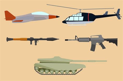 Premium Vector A War Technology In The War Zone Illustration