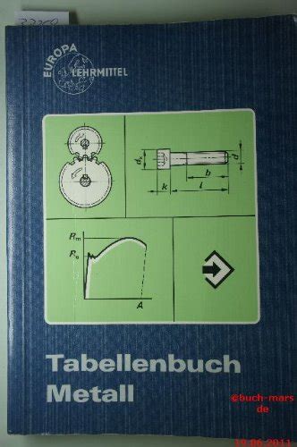 Tabellenbuch Metall Ohne Formelsammlung Tabellen Formeln Und Normen