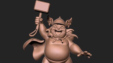 Sculpting Full D Character For D Printing In Zbrush Time Lapse Fat