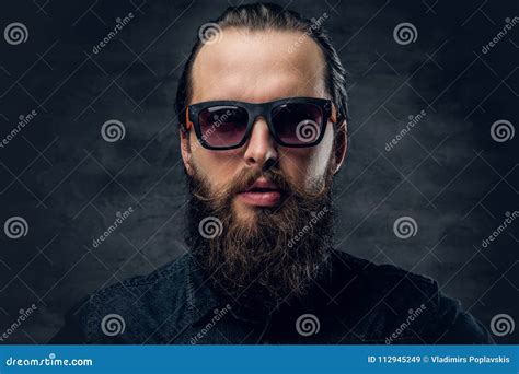 Bearded Hipster Male In Sunglasses Stock Image Image Of Lifestyle