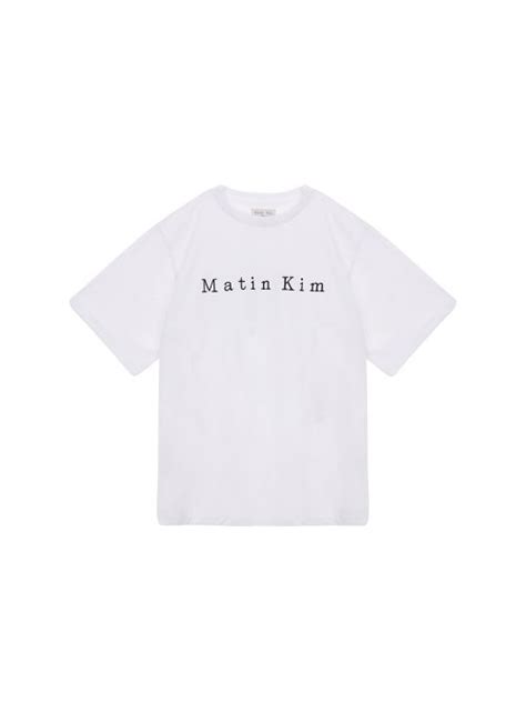 Musinsa Matin Kim Matin Embroidery Logo Top