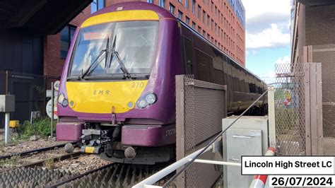 Lincoln High Street Level Crossing Ft Uktrainspotting