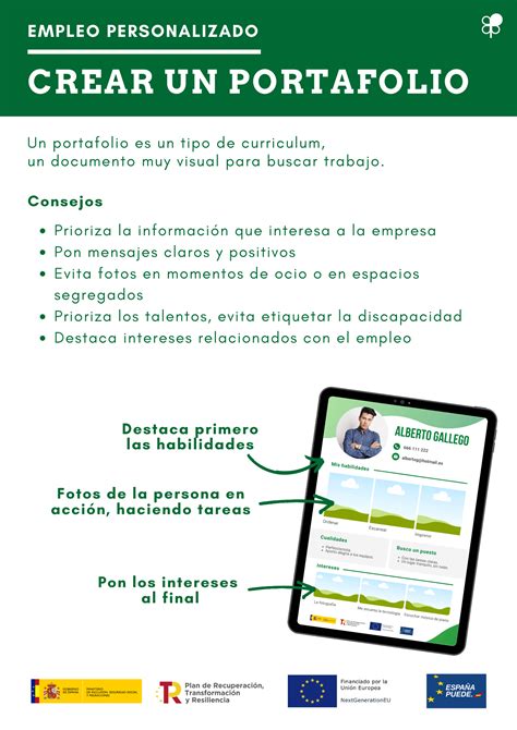 Cómo Crear Un Portafolio Para Empleo Personalizado Plena Inclusión